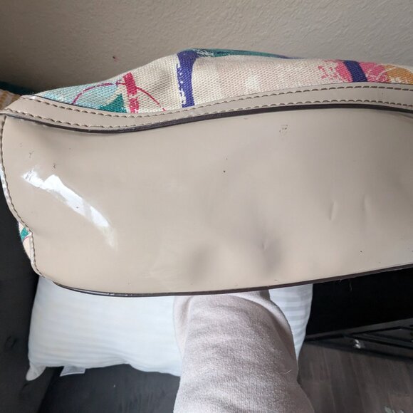 Coach, Multicolor Signature “C” Print Tote Bag, M1373-31141E , Canvas & Patent - Picture 11 of 14